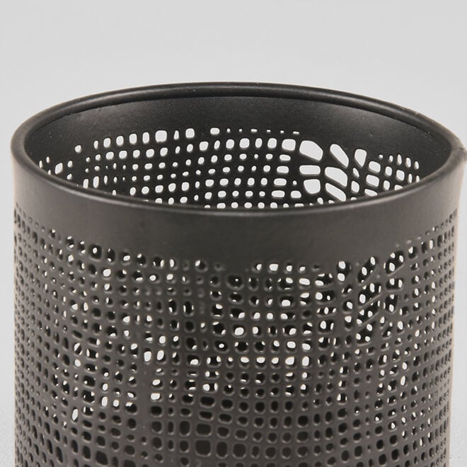 LABEL51 Woondecoratie Kaarsenhouders - Zwart - Metaal - L