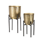 LABEL51 Woondecoratie Plantenstandaards - Antiek Goud - Metaal - One Size
