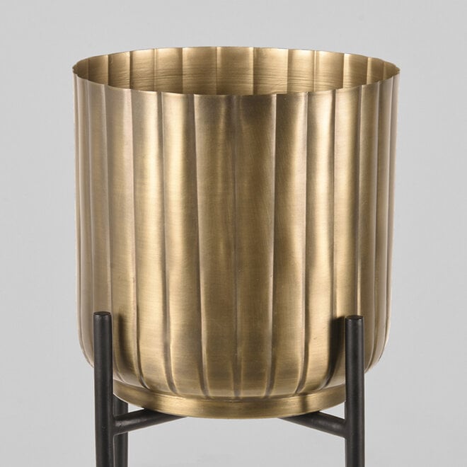 LABEL51 Woondecoratie Plantenstandaards - Antiek Goud - Metaal - One Size