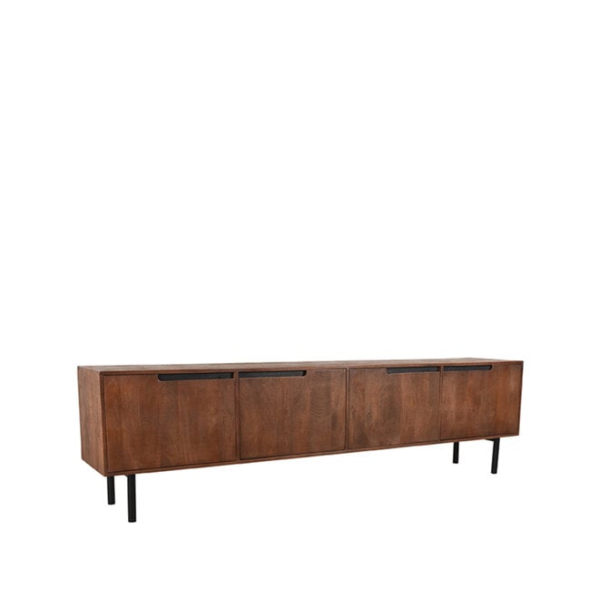LABEL51 Tv-Meubels Rio - Brown Espresso - Mangohout - 220 cm