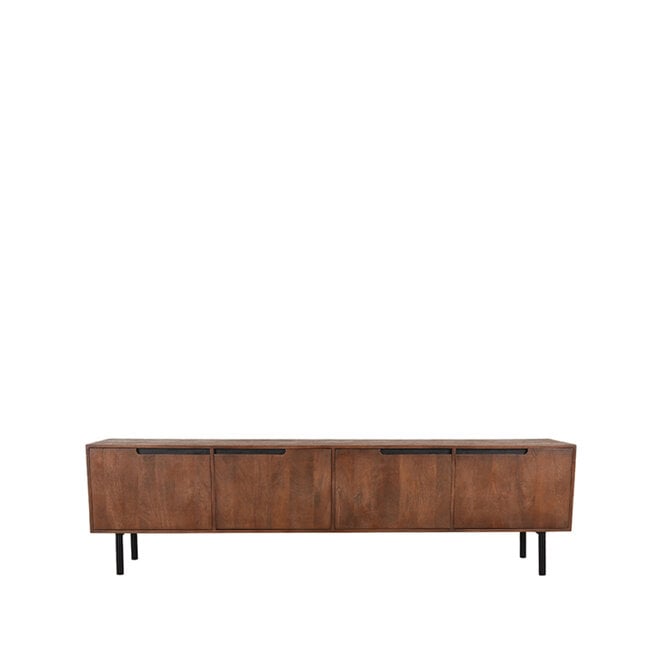 LABEL51 Tv-Meubels Rio - Brown Espresso - Mangohout - 220 cm