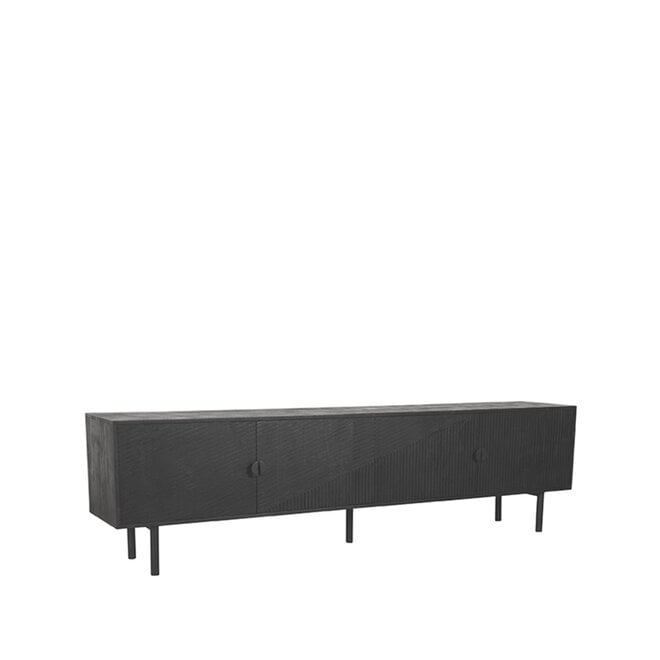 LABEL51 Tv-Meubels Cotia - Zwart - Mangohout - One Size