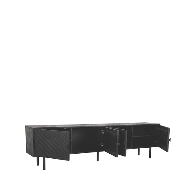 LABEL51 Tv-Meubels Cotia - Zwart - Mangohout - One Size