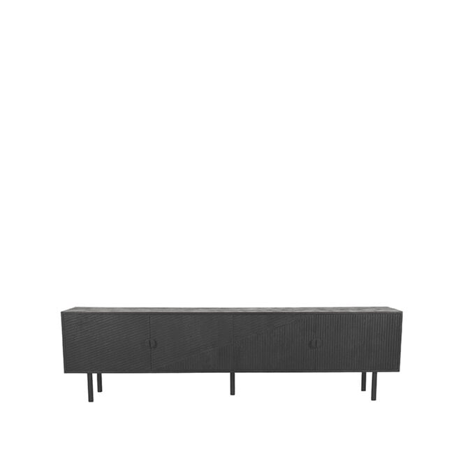 LABEL51 Tv-Meubels Cotia - Zwart - Mangohout - One Size