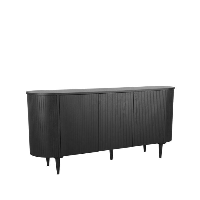 LABEL51 Dressoirs Oliva - Zwart - Eiken - 180 cm