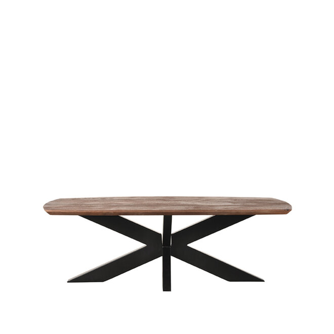 LABEL51 Salontafels Zane - Brown Espresso - Mangohout - 120 cm