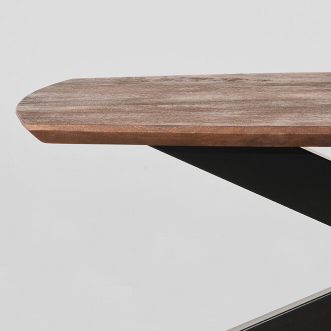 LABEL51 Salontafels Zane - Brown Espresso - Mangohout - 120 cm