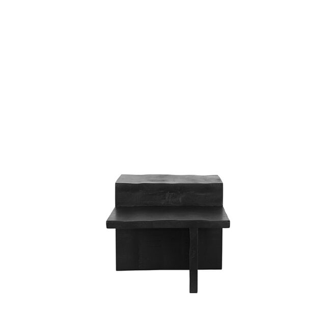 LABEL51 Salontafels Skip - Zwart - Mangohout - 90 cm