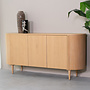 LABEL51 Dressoirs Oliva - Naturel - Eiken - 180 cm