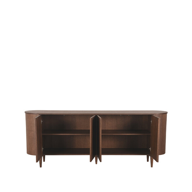 LABEL51 Dressoirs Oliva - Walnoot - Eiken - 220 cm