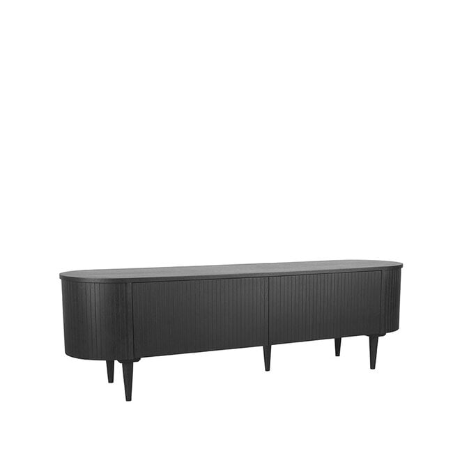 LABEL51 Tv-Meubels Oliva - Zwart - Eiken - 180 cm