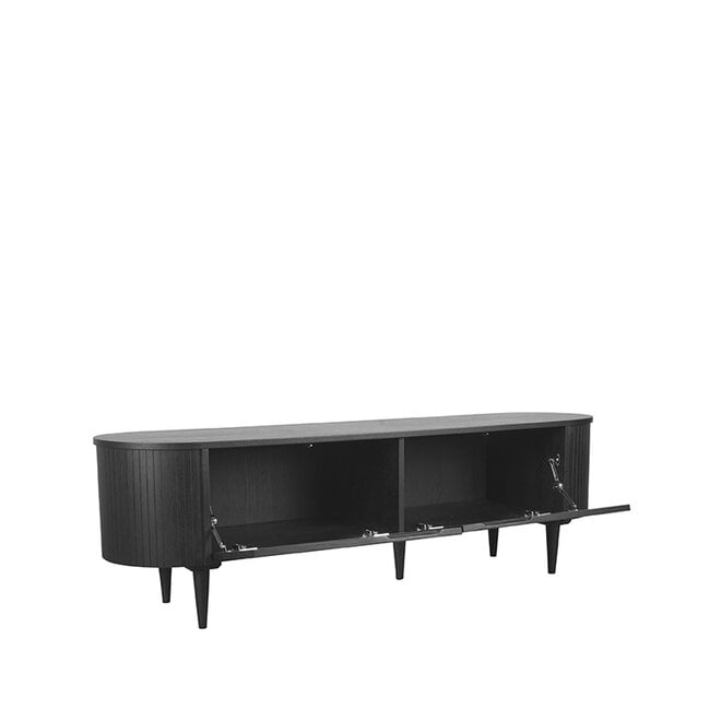 LABEL51 Tv-Meubels Oliva - Zwart - Eiken - 180 cm