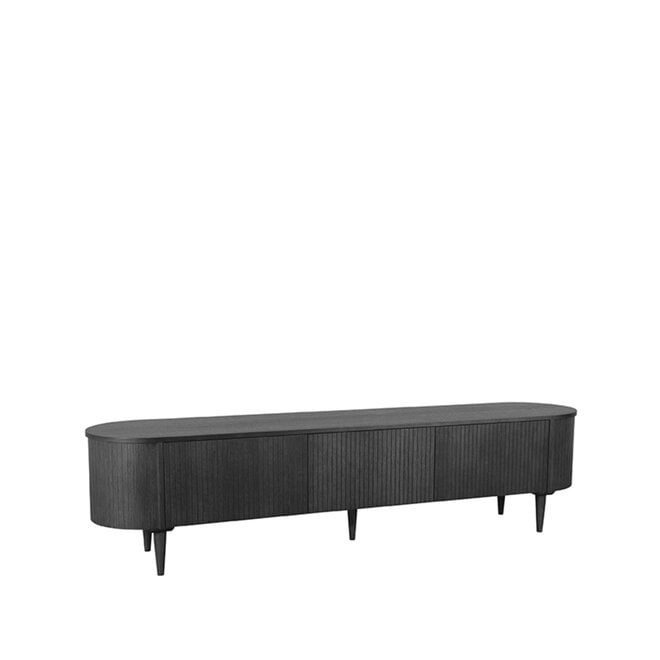 LABEL51 Tv-Meubels Oliva - Zwart - Eiken - 220 cm