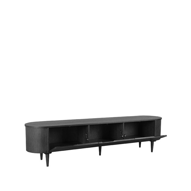 LABEL51 Tv-Meubels Oliva - Zwart - Eiken - 220 cm
