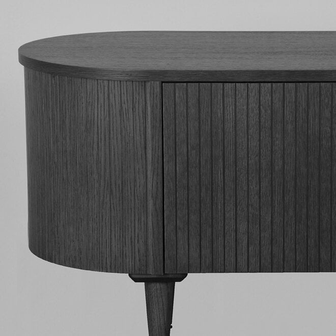 LABEL51 Tv-Meubels Oliva - Zwart - Eiken - 220 cm