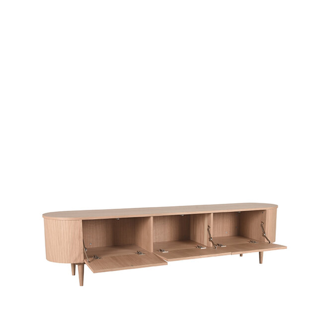 LABEL51 Tv-Meubels Oliva - Naturel - Eiken - 220 cm