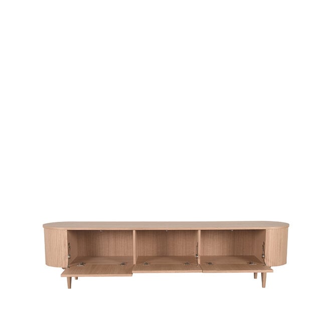 LABEL51 Tv-Meubels Oliva - Naturel - Eiken - 220 cm