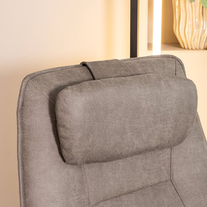 LABEL51 Sierkussens Hoofdkussen - Taupe - Micro Suede - One Size