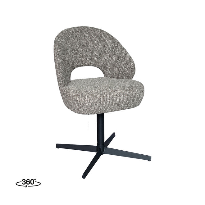 LABEL51 Eetkamerstoelen Saint Tropez - Mushroom - Boucle