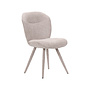 LABEL51 Eetkamerstoelen Whoa - Beige - Geweven