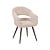 LABEL51 Eetkamerstoelen Pia - Naturel - Chenille - One Size