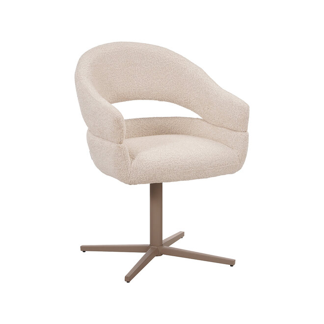 LABEL51 Eetkamerstoelen Donna - Naturel - Geweven - One Size