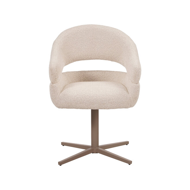 LABEL51 Eetkamerstoelen Donna - Naturel - Geweven - One Size
