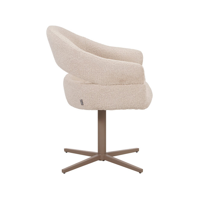 LABEL51 Eetkamerstoelen Donna - Naturel - Geweven - One Size