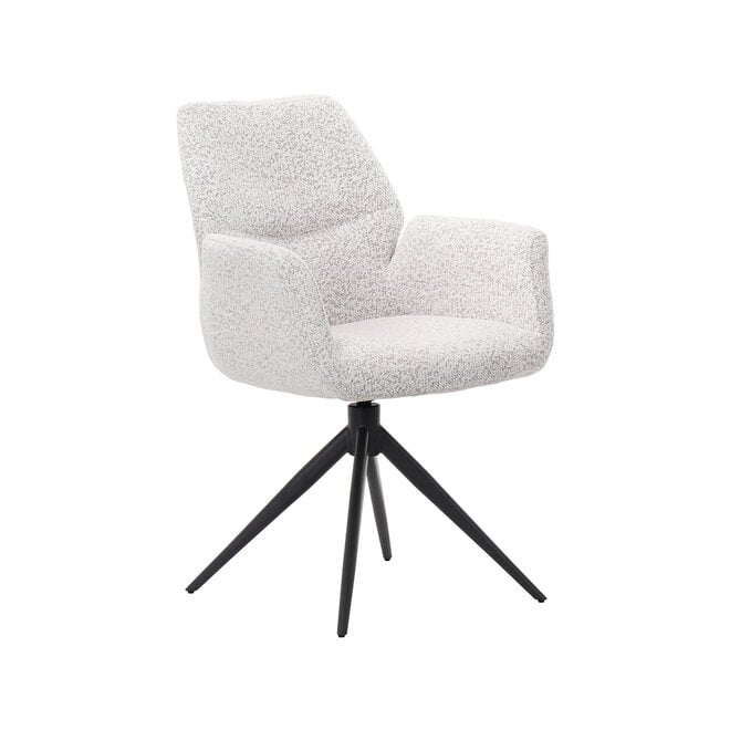 LABEL51 Eetkamerstoelen Epic - Champagne - Geweven