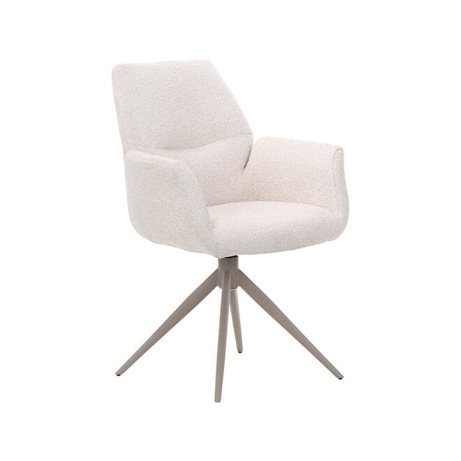 LABEL51 Eetkamerstoelen Epic - Naturel - Geweven