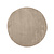 LABEL51 Vloerkleed Velo - Beige - Polyester - 200x200 cm - Rond