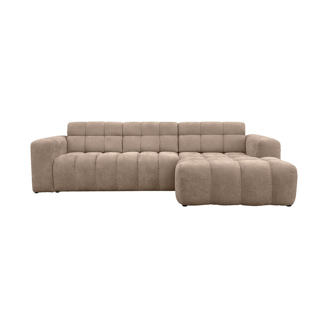 LABEL51 Hoekbanken Luna - Taupe - Geweven - Loungebank Rechts