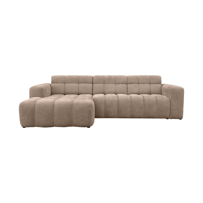 LABEL51 Hoekbanken Luna - Taupe - Geweven - Loungebank Links