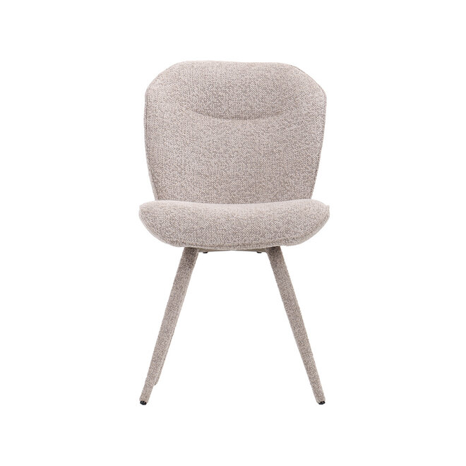 LABEL51 Eetkamerstoelen Whoa - Beige - Geweven