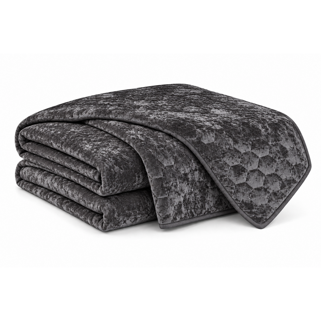 Beddensprei Antraciet 240x280 cm