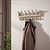 Kapstok Tubo 2x6 haken / Beige