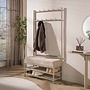Garderobebank Luno 100cm / Beige