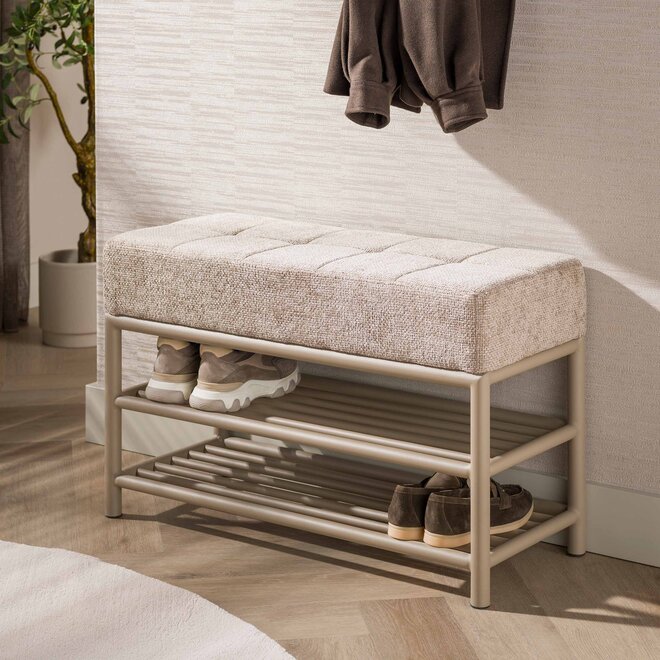 Schoenenbank Terra 85cm / Beige