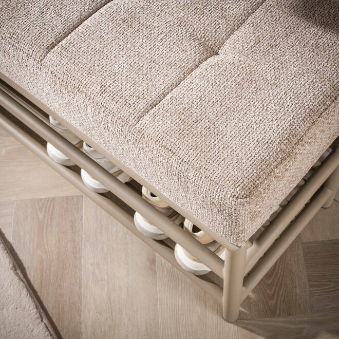 Schoenenbank Terra 125cm / Beige