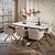 Eettafel Ceramo Centro deens ovaal 215cm / 3D keramiek Taj Mahal