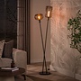 Vloerlamp Serene 2-lichts / Sienna bruin