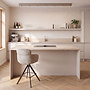 Plafondlamp Bar 7-lichts / Beige