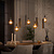 Hanglamp Senso 5+4-lichts / Sienna bruin