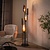 Vloerlamp Cocoon 5-lichts / Zwart