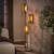 Vloerlamp Mesh Rotate getrapt 3-lichts / Beige