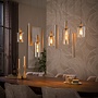 Hanglamp Sepiora 5+4-lichts / Beige