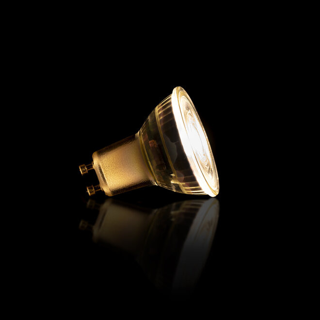 Lichtbron LED GU10 dimbaar Ø5cm / Transparant glas