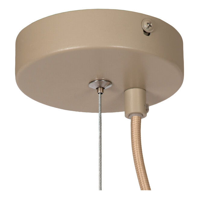 ELLIS - Hanglamp - Ø 50 cm - 1xE27 - Taupe - Essential