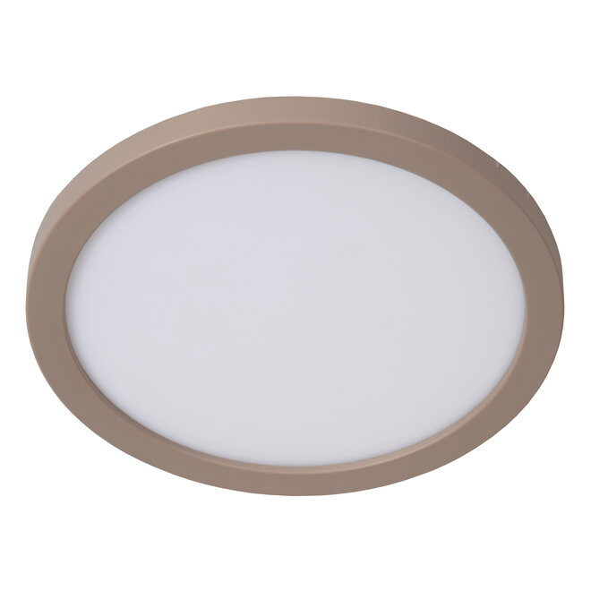 RINUS - Plafonnière Badkamer - Ø 19 cm - LED - CCT - 1x9,5W 2200K/3000K - IP44 - Opaal - Essential