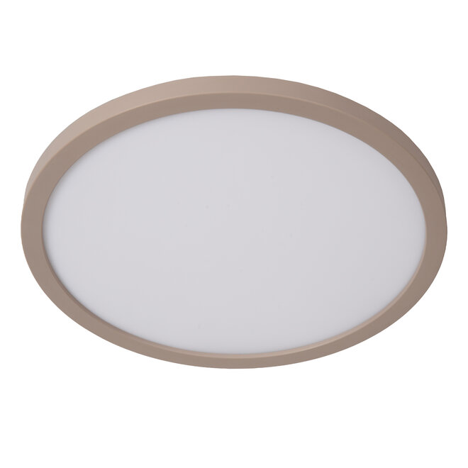 RINUS - Plafonnière Badkamer - Ø 30 cm - LED - CCT - 1x18W 2200K/3000K - IP44 - Opaal - Essential